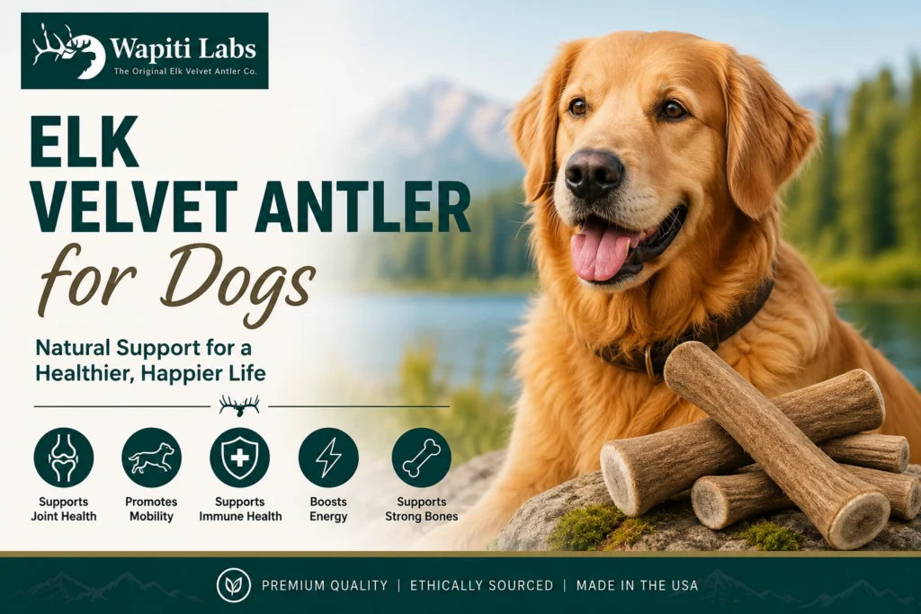 Elk Velvet Antler for Dogs