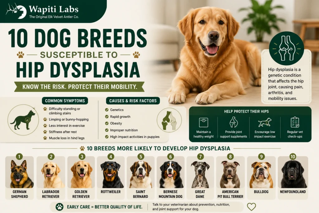 Dog Breeds Susceptible to Hip Dysplasia