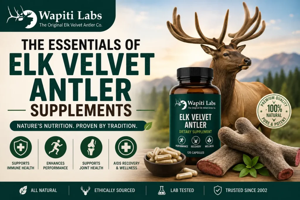 Elk Velvet Antler Supplements