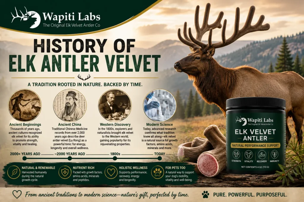 History of Elk Antler Velvet