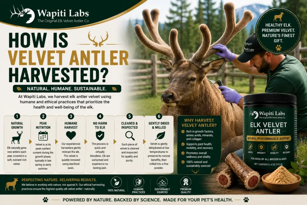 Velvet Antler Harvested